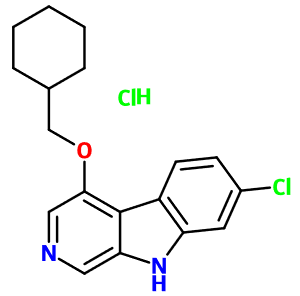 (image for) MC007835 7-Chloro-4-(cyclohexylmethoxy)-9H-pyrido[3,4-b]indole hydrochloride
